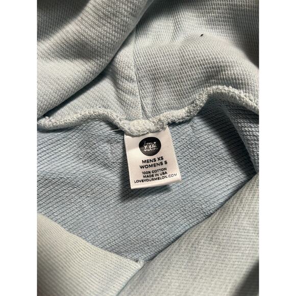 Love Your Melon Blue Hoodie Unisex XS/S Made In USA - Picture 5 of 5